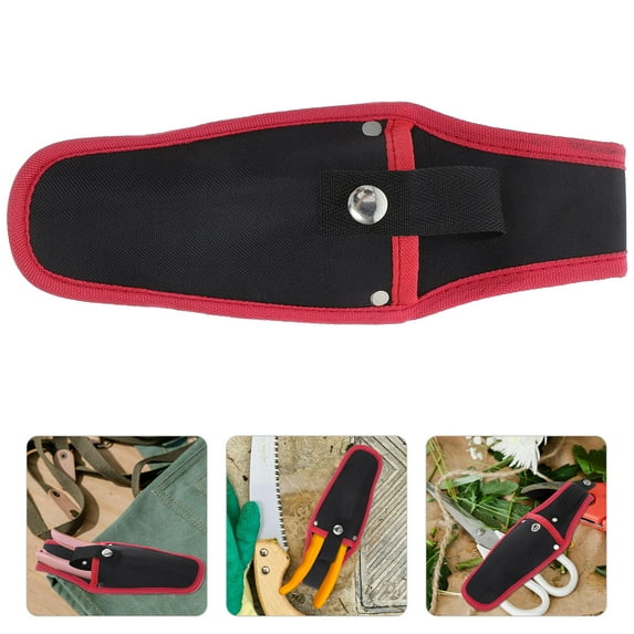 Soimiss Canvas Tool Pouch Black for Home Electricians Gardeners Compact Design