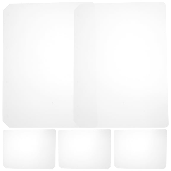 UNOMOR Transparent PP Binder Dividers for Notebook with Design 5 Pieces