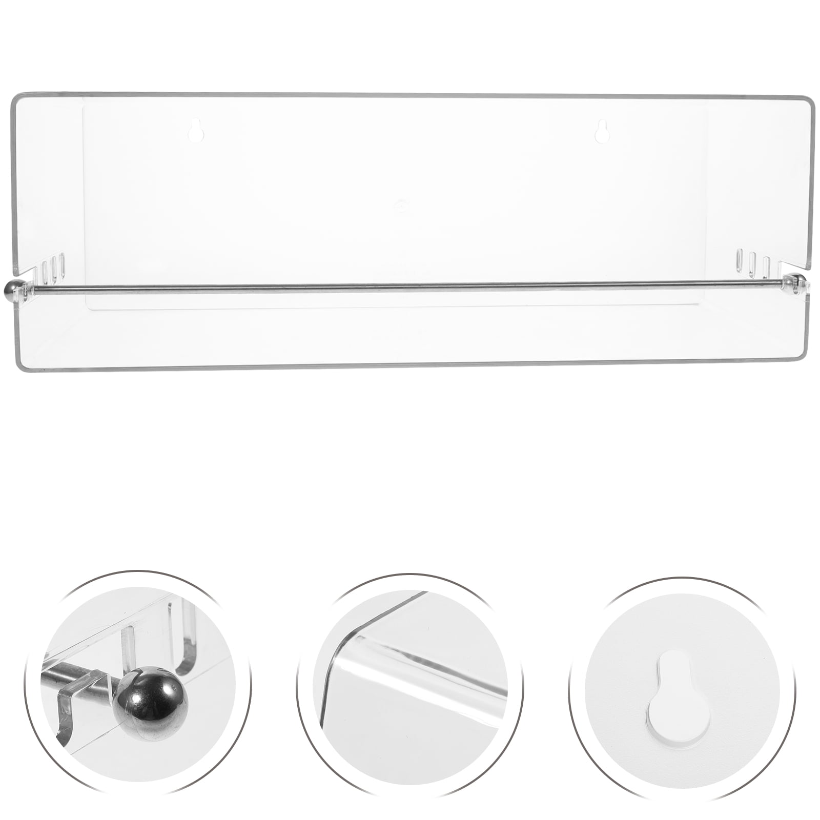 UNOMOR Transparent Plastic Ribbon Organizer for Desktop Craft Ribbon ...