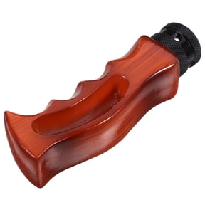 Soimiss Manual Car Gear Shift Knob Dark Red Color Smooth Texture Comfortable Feel Car Accessories