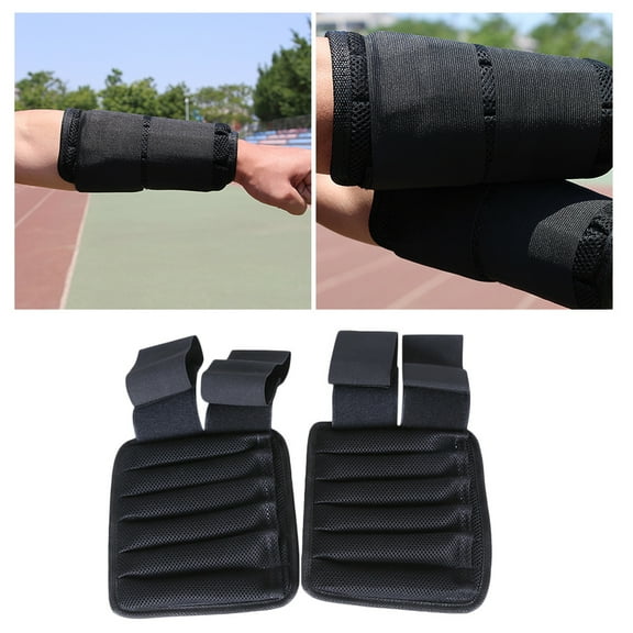 Soimiss Arm Wristband Black for Workout Support Enhancing Performance in Jogging Gym Training