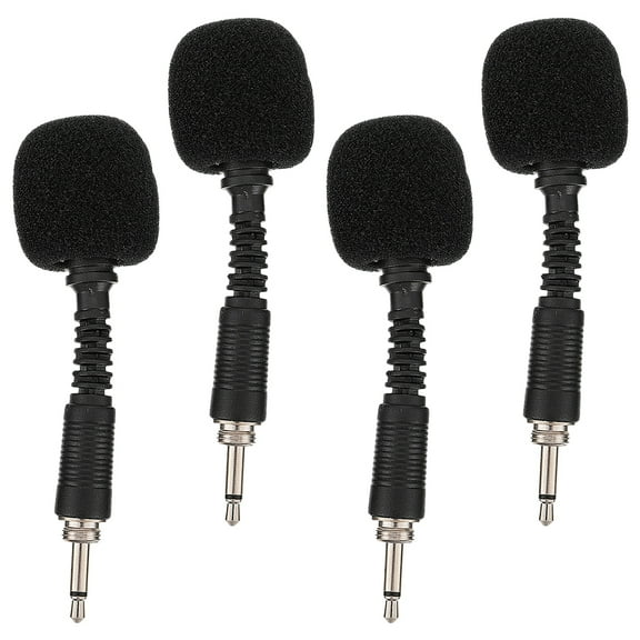 Soimiss 4Pcs in-Line Noise Reduction Microphone for Recording