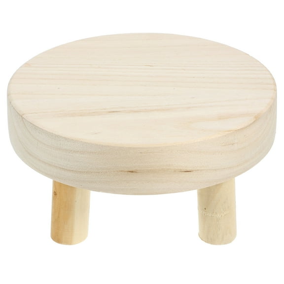 Soimiss  Beige Wooden Plant Riser for Indoor and Outdoor Storage