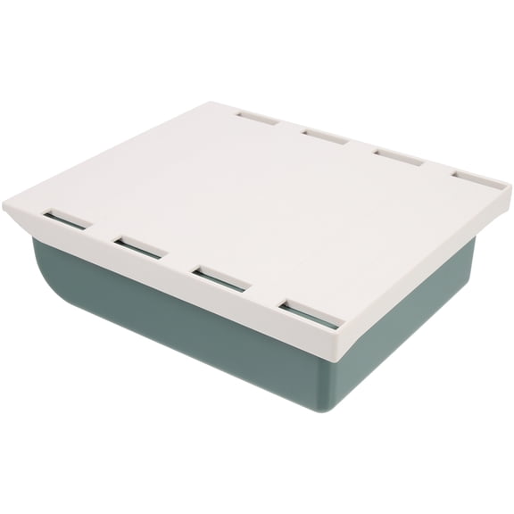 Soimiss Desktop Storage Box Under Desk Storage Box Green 1Set