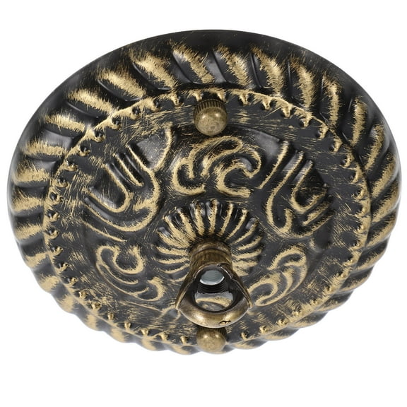 Soimiss Retro Lights Ceiling Plate Durable Iron Zinc Alloy for Home Fixtures