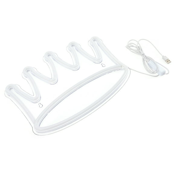Soimiss Crown Night Light Neon Lamp Plastic 1Set