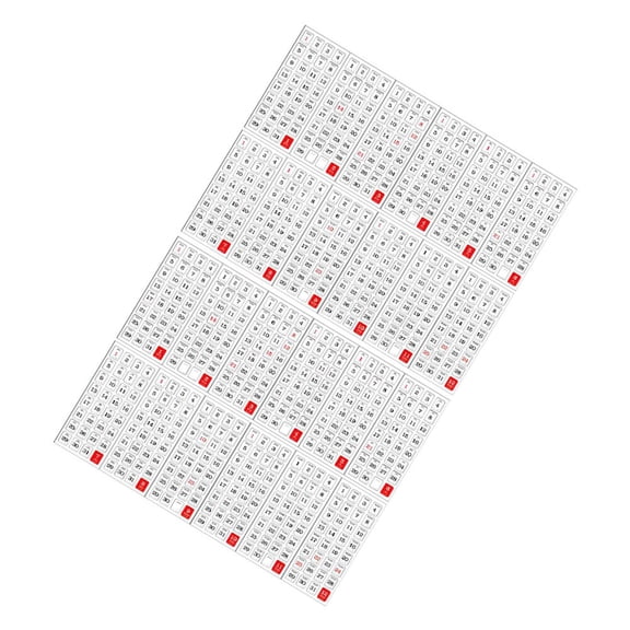 UNOMOR small calendar sticker Calendar Page Tabs Assorted Color for Office Workers Simple and Practical Design 48Pcs