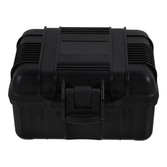 Soimiss Small Capacity Black Handheld Tool Box for Outdoor and Travel Protection
