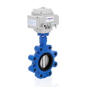 UNOX Butterfly Valve DN100 4 110V AC Electric Actuator Lug Type Stainless Steel AISI304 Disc EPDM Seat GGG40.3 Body for Water & Air | Industrial Butterfly Valves