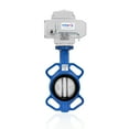thumbnail image 1 of UNOX Butterfly Valve DN125 (5") 24V DC Electric Actuator Wafer Type Iron Disc EPDM Seat GGG40.3 Body for Water & Air | Industrial Butterfly Valves, 1 of 6