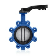UNOX Lug Type Butterfly Valve DN300 12, Iron Disc with Cast Iron Body, EPDM Gasket, PN16 Working Pressure for Industrial Flow Control - Lug Type Valve for Liquids and Gases