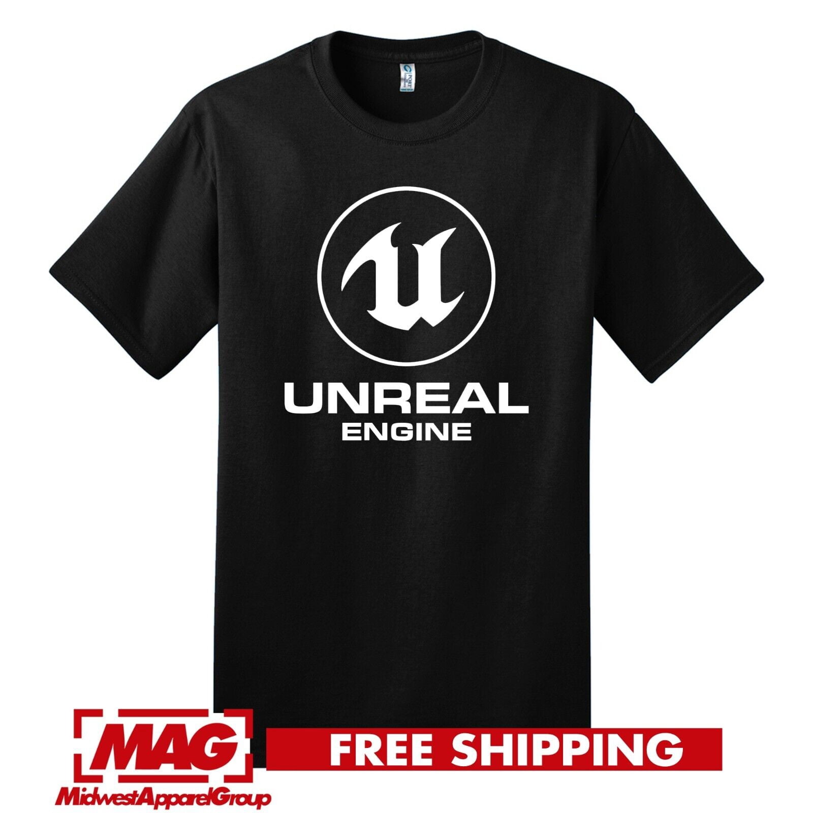 UNREAL ENGINE BLACK T-SHIRT Videogame Shirt Game Development C++ ...