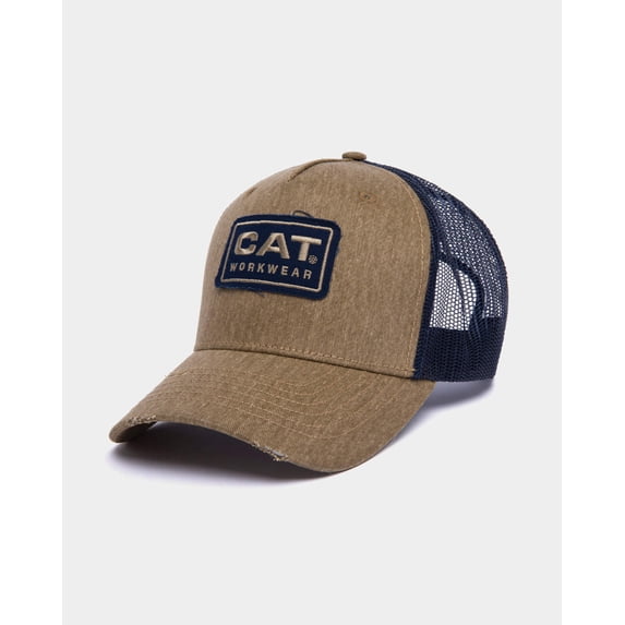 UNSTRUCTURED CURVE BILL TRUCKER CAP | CAT® WORKWEAR