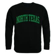 UNT University of North Texas Mean Green Arch Crewneck Pullover Sweatshirt Sweater Black XX-Large