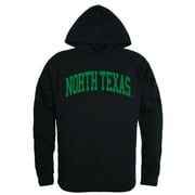 UNT University of North Texas Mean Green College Hoodie Sweatshirt Black Medium