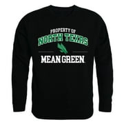 UNT University of North Texas Mean Green Property Crewneck Pullover Sweatshirt Sweater Black Large