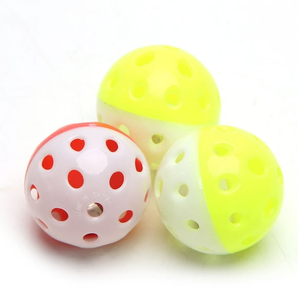 UNTERING Bell Ball 1 Pc Bird Toy Colorful Rolling Interactive Parrot Foot Sphere Toy for African for Cockatoo for Parrot