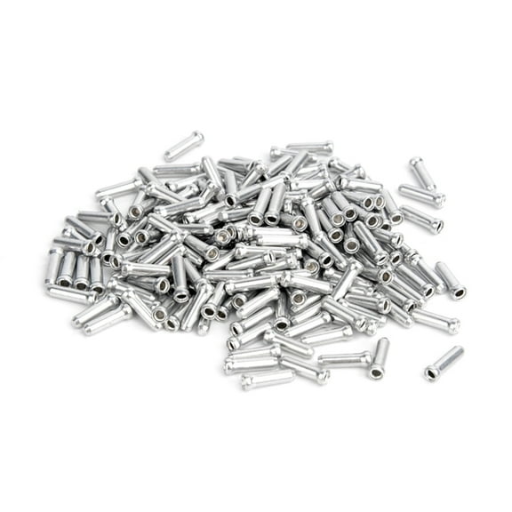 UNTERING 100 Pcs Bike Cable End s Aluminum Alloy Brake End Cover Brake Cable End Tip for Road Mountain Bicycles