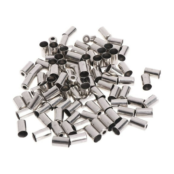 UNTERING 100 Pieces Bike Shifting Cable Tube Caps Brake Shifter Cable Tips Ferrules Brake Cable Ends Caps