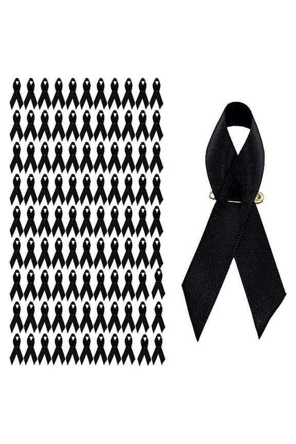 100pcs Awareness Enamel Lapel Pin Ribbon Brooch Breast Cancers Health Care Public Welfare Badges Jewelry Accessories