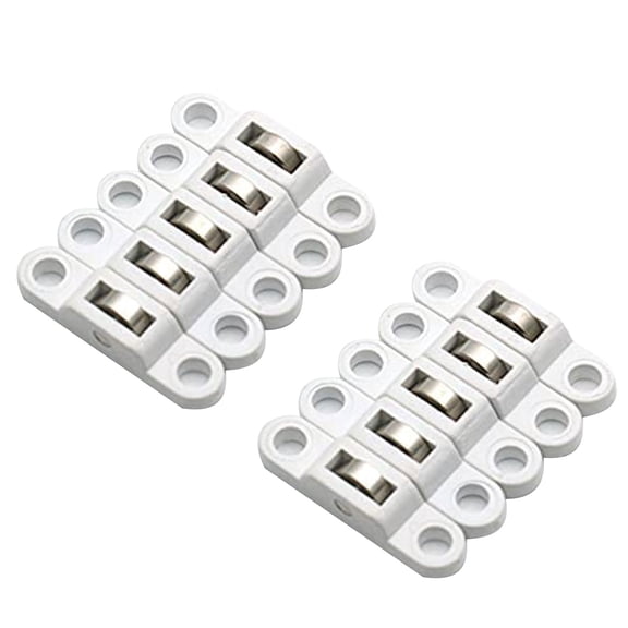 UNTERING 10Pcs Window Wheels Sliding Door Pulley Furniture Door Window Roller Wheel Wardrobe Sliding Door Wheel Hardware