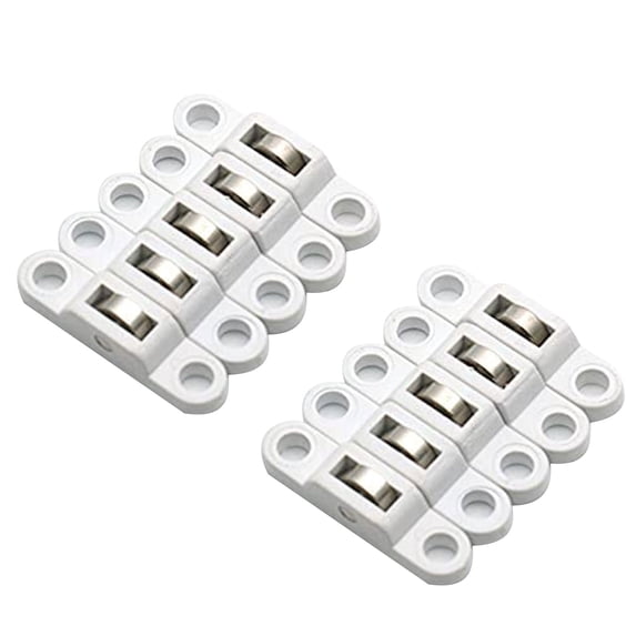 UNTERING 10Pcs Window Wheels Sliding Door Pulley Furniture Door Window Roller Wheel Wardrobe Sliding Door Wheel Hardware
