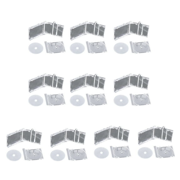 UNTERING 10pcs Acrylic Keyring Commemorative Miniature Album Keychain Charm Souvenir Stylish Backpack Pendant for Music Lovers