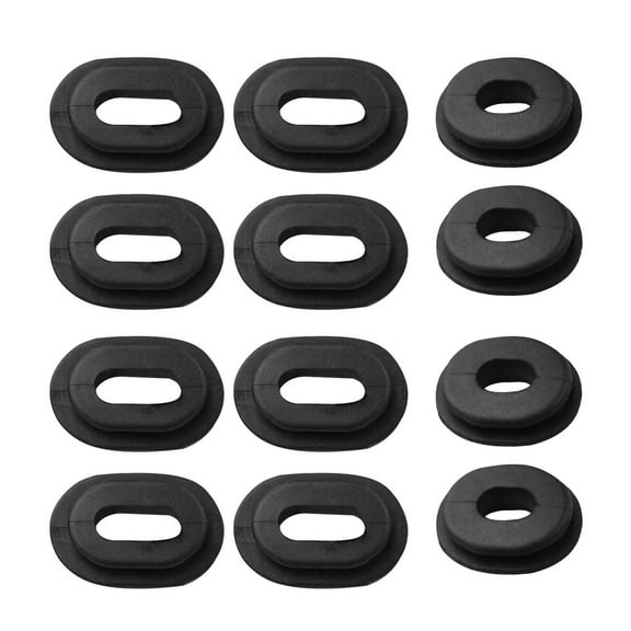 UNTERING 12Pcs Motorcycle Side Rubber Grommets Gasket Fairings For CG125 CB100 550K 550F 750F CB125S XL 100 125