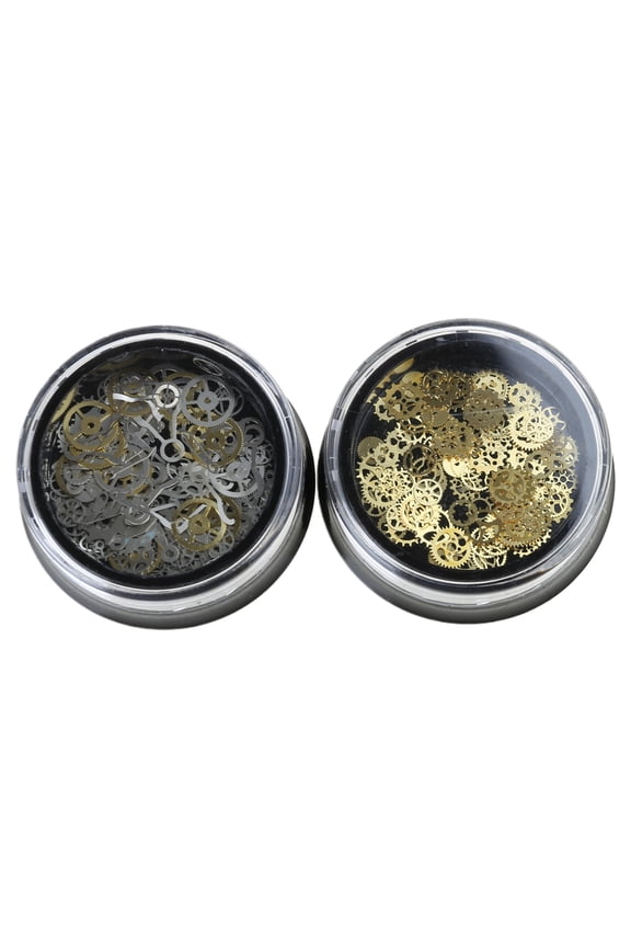 2 Box Mixed Cogs Gear Charm Resin Fill Accessories Craft Charm for Resin Casting Jewelry Resin Making Projects