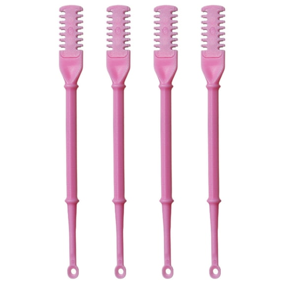 UNTERING 2Head Manual Nose Hair Trimmer Rotating Nasal Hair Cutter with Ear Pickers Portable Nostril Hair Remover Tool Gifts