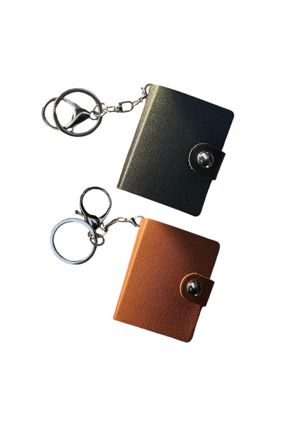2Pack Photo Album with Key Rings 2inch Photo Album Small Pocket for Family Birthday Anniversary Valentines