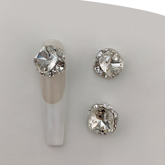 UNTERING 3PCS 3D AB Rhinestones Set for Art Clothing Jewelry Art Craft Manicure Embellishment