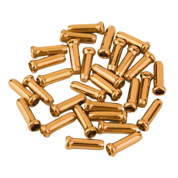 UNTERING 50 Pcs Bike Cable End Caps Aluminum Alloy Brake Cable End Brake Cable End Tip for Road Mountain Bicycles