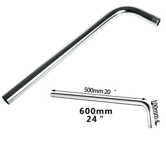 UNTERING 60CM Wall Shower for Head Arm Extension Pipe Long Stainless Steel Bathroom Home