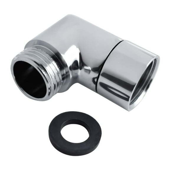 UNTERING Adjustable 90 Degree Shower Head Elbow Adapter for Wall Mounted Handheld Showerhead Arm Extension Elbow Connector