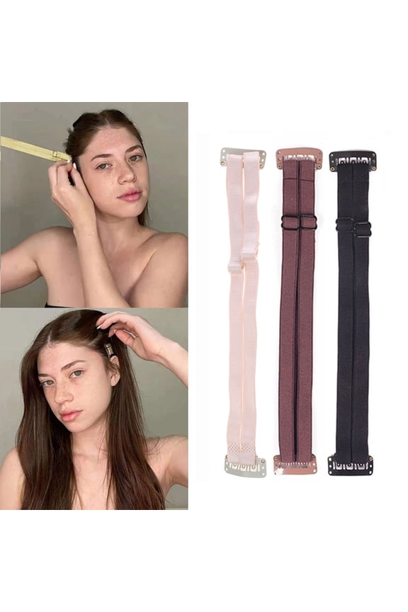 Adjustable Headband Stretching Straps for Lift the Eyes and Eyebrows Clip Elastic Adjustable Band for Hair Face Tapes