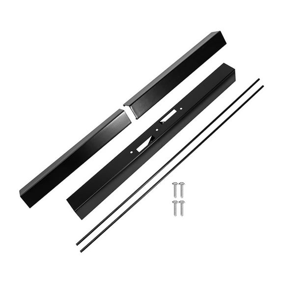 UNTERING Adjustable Rod Set Easy to Use Rod and Valance Kits Durable Metal Construction for Installing and Leveling Mesh Screens