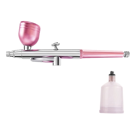 UNTERING Air Pump Airbrush Single Action Fluid Cups Quick Remove Air Brush Feed Set for Model Cake Art Art