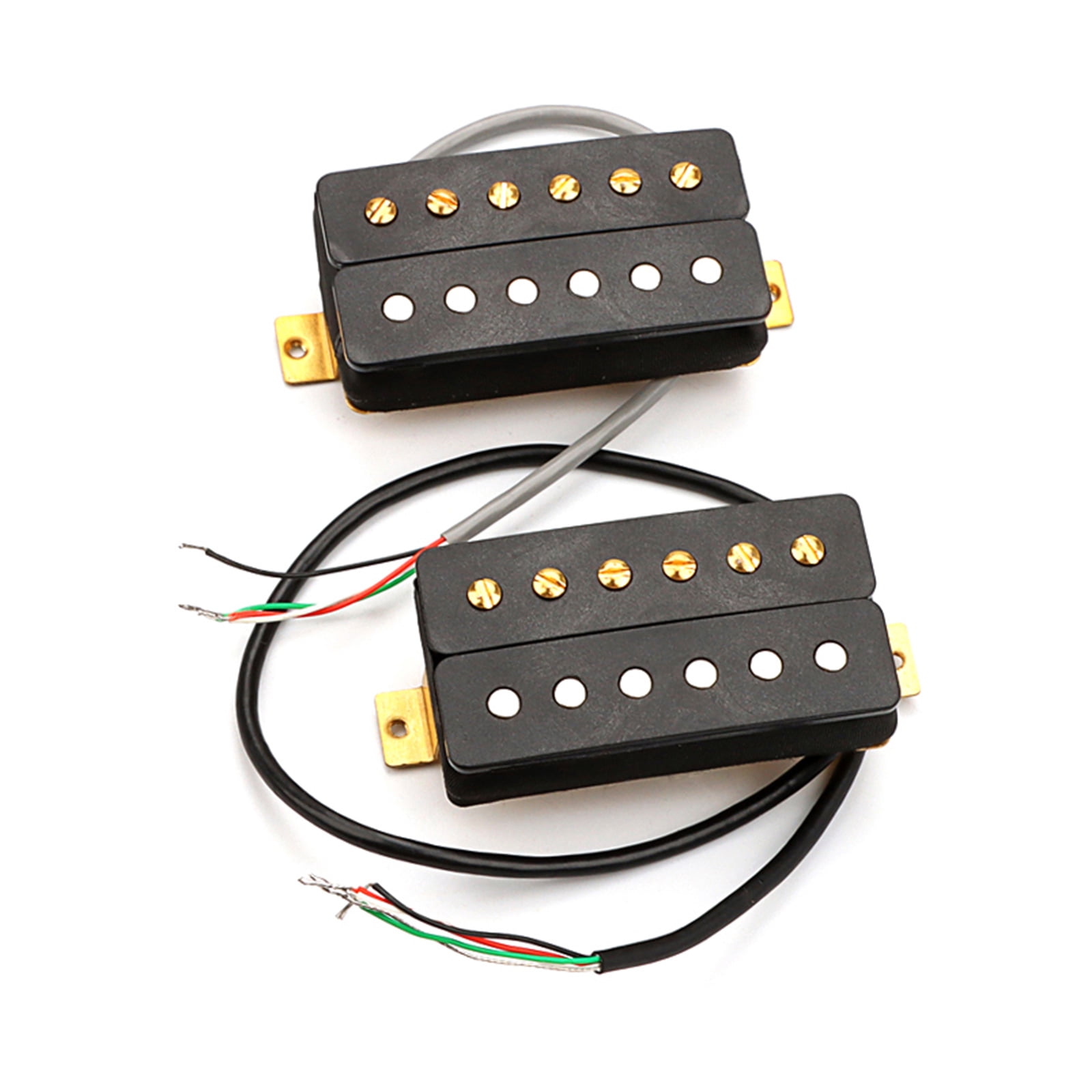 Pickup Humbucker HexBucker G.M. Per Ponte - Alta Uscita, Crema, Pali