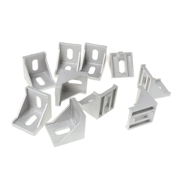 UNTERING Angle Code 10pcs 4040 Fasten Fitting 40x40 L Connector Aluminum Corner Bracket Joint