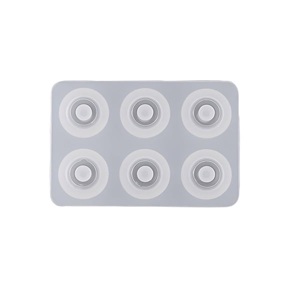 UNTERING Bead Molds Bead Molds for Jewelry Resin Molds Silicone with Hole Jewelry Making Epoxy Resin Molds for Earrings Pendant