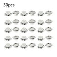thumbnail image 1 of UNTERING Bracelet 30Pcs Silver Plated Smooth Beads Large Hole Beads For Jewelry Making, 1 of 6