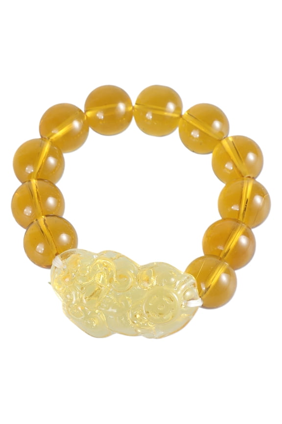 Bracelet Citrine Stone Bracelet Wealth Xiu Bracelet Good Luck Shui Bead Bracelet Attract Wealth Amulet Jewelry