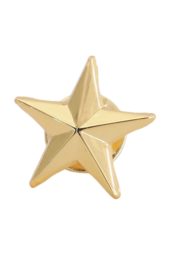Brooch Metal Five-pointed Star Badge Lapel Pins Brooch Collar Shoulder Pins for Women Men Jewelry Costume Decorations