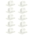 thumbnail image 1 of UNTERING Cable Ties 10pcs Cable Clamp Adhesive Wire Clip Tie Fixer Management Fastener Buckle Mounting Desk Line White Black, 1 of 7