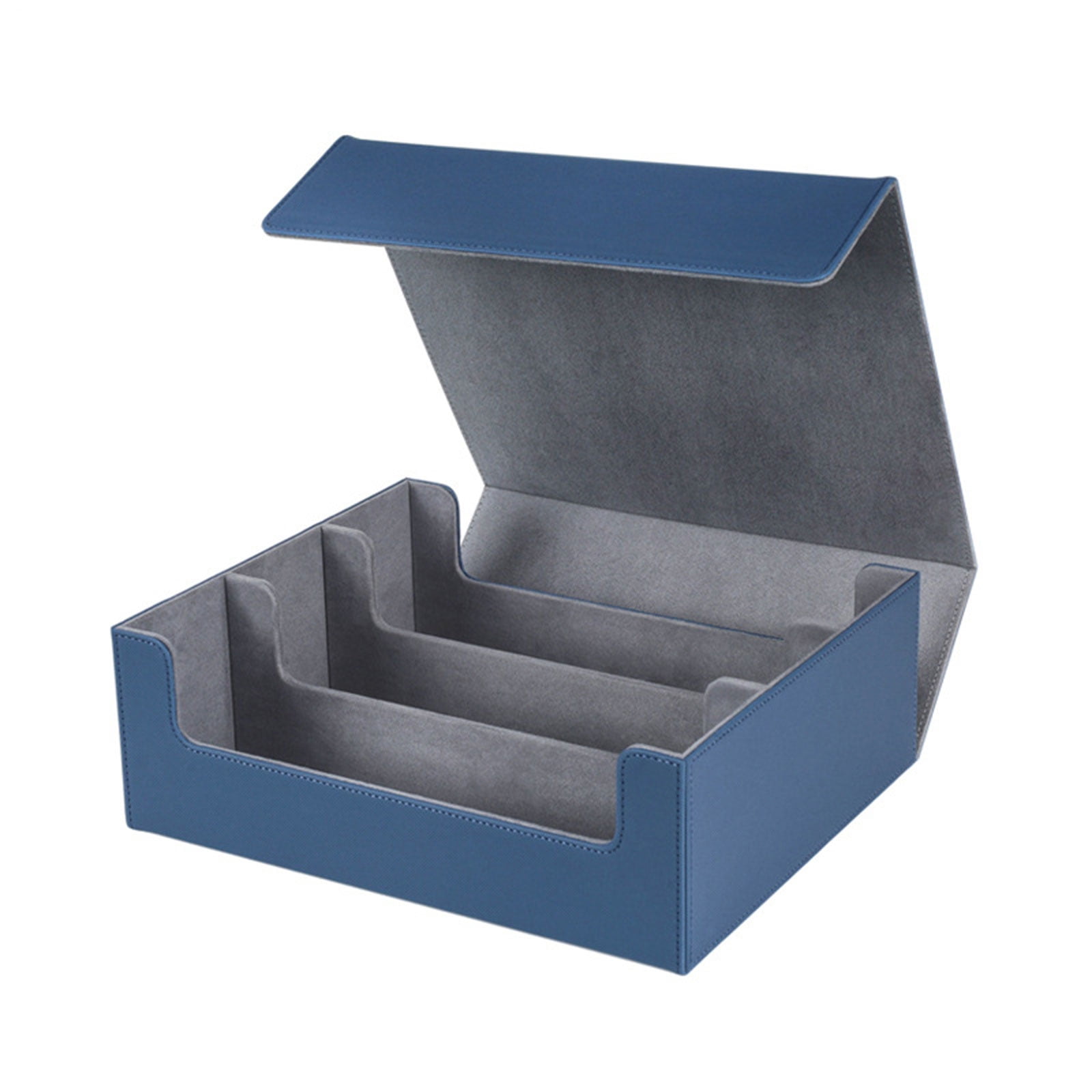 UNTERING Card Box Stylish Magnetic Storage Box Leather Deck Case With ...