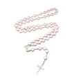 thumbnail image 1 of UNTERING Catholic Heart Rosary Necklaces Blessing Rosary Prayer Necklaces Pendant Religious Jewelry for Women Girl, 1 of 5