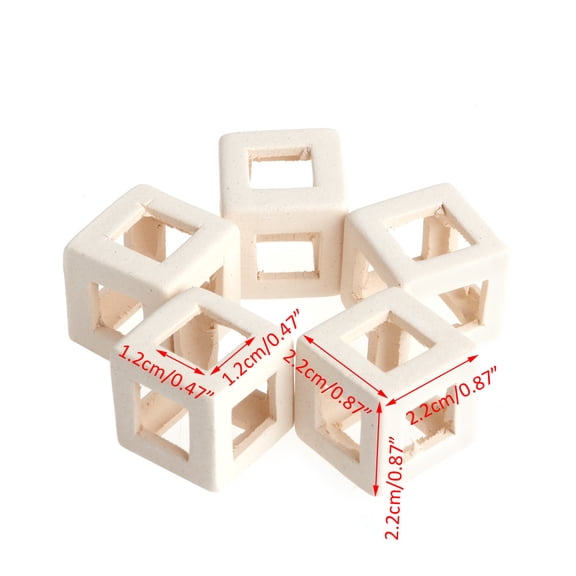 UNTERING Shrimp Nest Ceramic Aquarium Decoration Colorless Cave Safe Ornament Fish for Landscape Accessories Fish