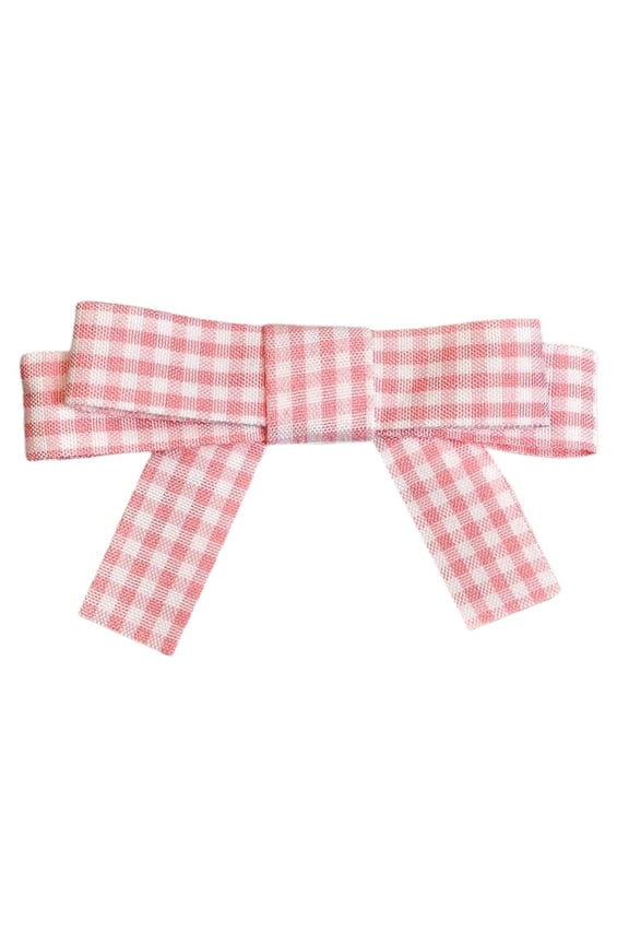 Checkered Bow Elegant 2000s Clip Bow Hair Clip Elaborate Fairy Bow Elegant Bowknot Balletcore