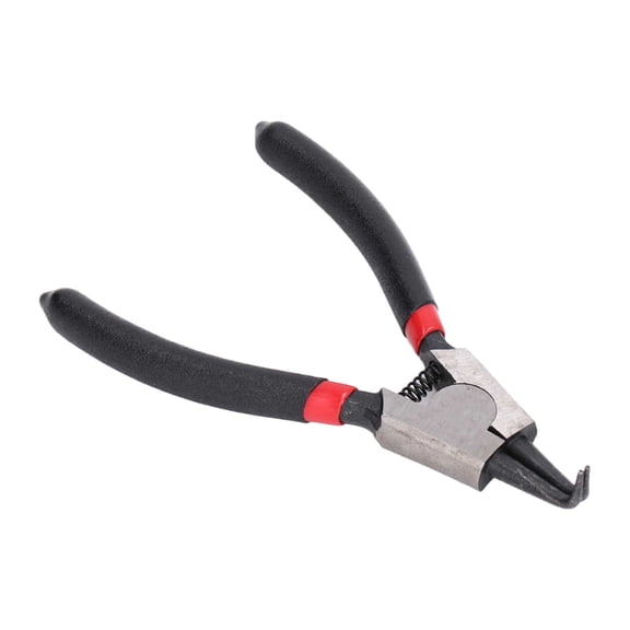 UNTERING Circlip Pliers Heavy-Duty 5-Inch Precise Snap Pliers Carbon Steel Heat-Treated Snap Pliers with Bent /Straight Jaw Tip